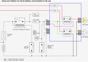 80 Series Headlight Wiring Diagram 80 Series Landcruiser Wiring Diagram