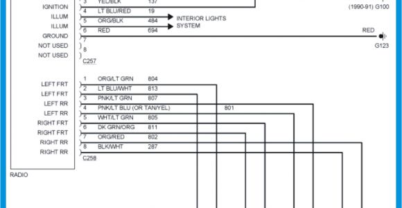 93 ford Ranger Stereo Wiring Diagram ford Radio Wiring Connectors Wiring Diagram Article Review