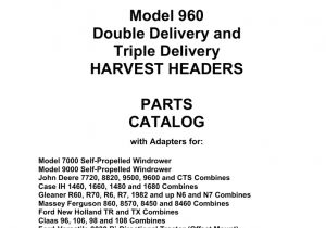 9600 John Deere Combine Wiring Diagram 960 Harvest Header Adaptor Manualzz 9600 John Deere Combine Wiring Diagram 960 Harvest Header Adaptor Manualzz