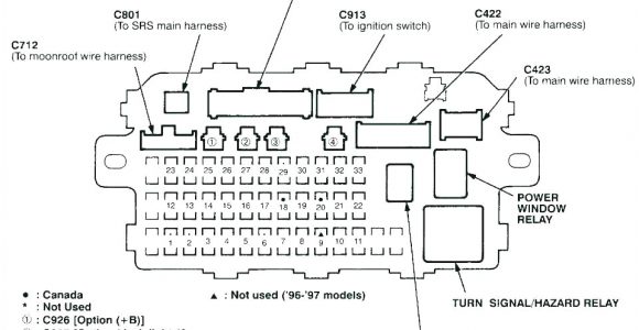 97 Honda Accord Stereo Wiring Diagram Radio Wiring Diagram 97 Honda Civic Wiring Diagram