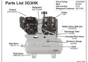 Abac Air Compressor Wiring Diagram Belaire 3g3hk 3g3hkl Air Compressor Parts