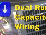 Ac Dual Capacitor Wiring Diagram Hvac Training Dual Run Capacitor Wiring Youtube