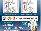 Ac Hard Start Kit Wiring Diagram 5 2 1 Csru2 Compressor Saver for 3 12 to 5 ton Units