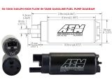 Aem Wideband O2 Sensor Wiring Diagram Details Zu Aem 50 1000 Genuine High Flow Universal Fuel Pump 320 Lph 1000 Hp Rated
