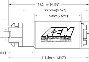 Aeromotive Fuel Pump Wiring Diagram Details Zu Aem 340lph E85 Compatible Hoher Durchfluss Kompakt In Tank Kraftstoffpumpe
