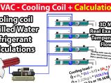 Ahu Panel Wiring Diagram Hvac Cooling Coil Calculations A A A Youtube