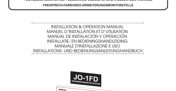 AiPhone Jo 1fd Wiring Diagram AiPhone Jo 1fd Expansion Station Manualzz