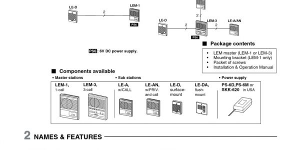AiPhone Lem 1 Wiring Diagram Km 9100 AiPhone Wiring Diagram Schematic Wiring