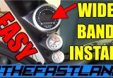Air Fuel Ratio Gauge Wiring Diagram Wideband Installation How to Youtube