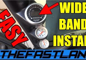 Air Fuel Ratio Gauge Wiring Diagram Wideband Installation How to Youtube