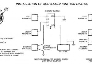 Aircraft Magneto Wiring Diagram Acs Keyed Ignition Switch with Start Position A 510 2 Faa Pma