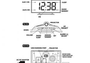 Alm 2w Alarm System Wiring Diagram Amazon Com Yjfnz Digital Alarm Clock Mirror Fm Radio Alarm