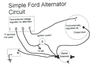 Alternator Voltage Regulator Wiring Diagram 2000 ford F 150 Alternator Wiring Diagram Wiring Diagram Name