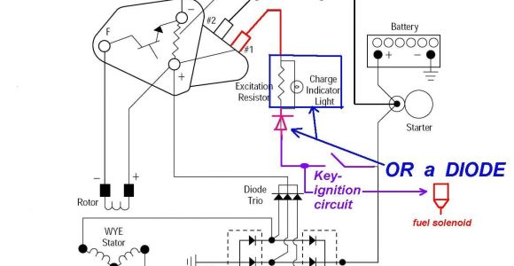 Alternator Wiring Diagram Internal Regulator 3 Wire Alternator Regulator Diagram Seaboard Marine