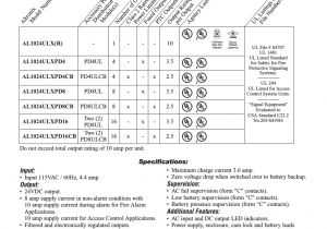 Altronix Power Supply Wiring Diagram Altronix Al1024ulxpd8r Installation Instructions User Manual Page