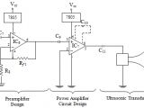 Amp and Capacitor Wiring Diagram Booster Preamplifier Amplifier and Ultrasonic Transducer