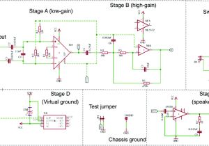 Amp and Capacitor Wiring Diagram Electric Fish Finder Circuit Schematic In Autodesk Eagle