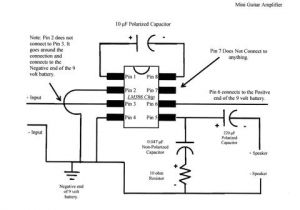 Amp and Capacitor Wiring Diagram Mini Guitar Amp Schematic Photo by A Dim Wit Photobucket