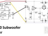 Amp Crossover Wiring Diagram Car Subwoofer Crossover Circuit Schematic Diagram Wiring Diagram Go