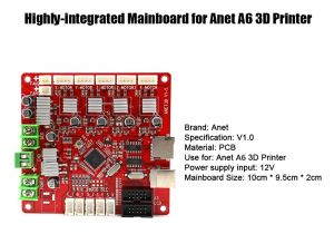 Anet A8 Wiring Diagram Amazon Com Anet 12v Self assembly Highly Integrated Control Board
