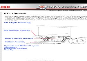 Anthony Liftgate Switch Wiring Diagram Waltco Ezl Series Liftgate Pdf Document