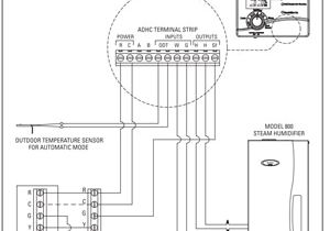 Aprilaire Automatic Humidifier Control Model 60 Wiring Diagram Aprilaire 8620 W Wiring Diagram