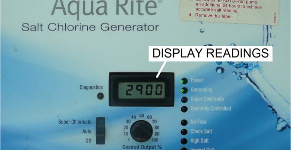 Aqua Rite Wiring Diagram How to Read and Adjust the Hayward Aqua Rite Scg Operational Values