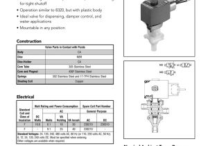Asco solenoid Valve Wiring Diagram asco Valve 8360 Series Plastic Body Three Manualzz Com
