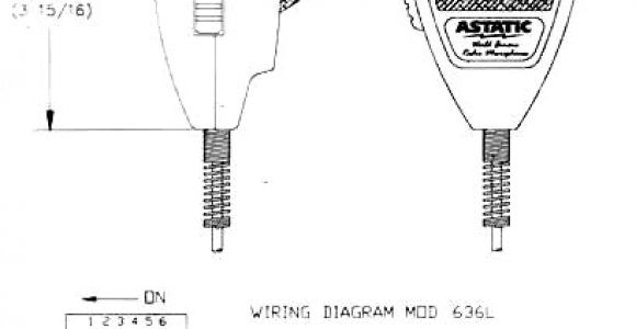 Astatic 636l Mic Wiring Diagram astatic 636l Noise Canceling Microphone