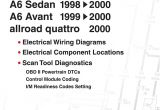 Audi A6 Wiring Diagrams Free Audi A6 Electrical Wiring Manual A6 Sedan 1998 2000 A6