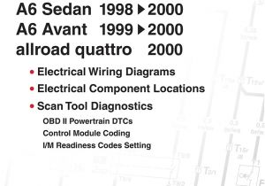 Audi A6 Wiring Diagrams Free Audi A6 Electrical Wiring Manual A6 Sedan 1998 2000 A6 Audi A6 Wiring Diagrams Free Audi A6 Electrical Wiring Manual A6 Sedan 1998 2000 A6