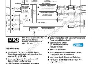 Audison Bit Ten Wiring Diagram Multistandard Tv Audio Processor and Digital sound Demodulator