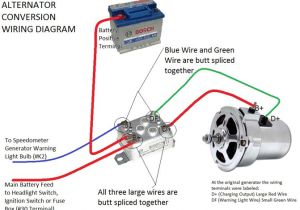 Auto Alternator Wiring Diagram Alternator Conversion Instructions Vw Vw Parts Vw Beetles