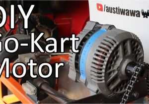 Auto Alternator Wiring Diagram Converting A Car Alternator Into A Go Kart Motor Youtube