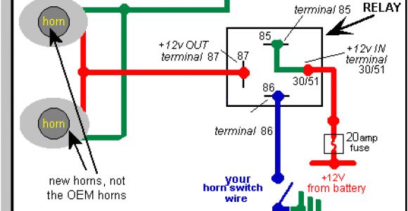 Auto Horn Wiring Diagram How to Wire A Relay for Horns On Mgb and Other British Cars Moss