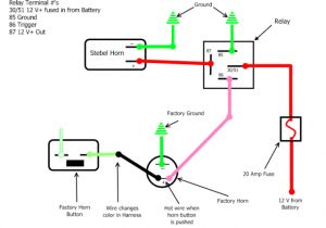 Auto Horn Wiring Diagram I Have A Stebel Air Horn that I Added to the Truck Used A Relay