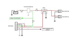 Auxiliary Light Wiring Diagram Integrating Fj Switch to Rigid Light Tacoma World