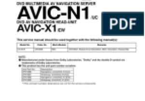 Avic N1 Wiring Diagram Pioneer Avic N1 Avic X1 Pdf Laser Electrical Connector Avic N1 Wiring Diagram Pioneer Avic N1 Avic X1 Pdf Laser Electrical Connector