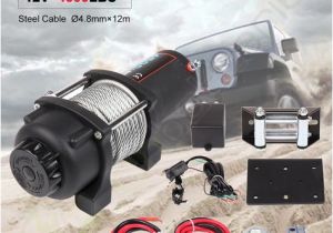 Badland 5000 Winch Wiring Diagram 4500lbs 12v Electric Recovery Winch atv Utv Wireless Remote