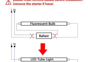 Ballast bypass Led Wiring Diagram Led Fluorescent Tube Light Lamp 8ft 8 Foot Fa8 45w T8 Led Tube Lights Single Piece 4500lm Warehouse Shop Light