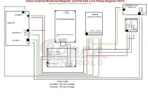 Basic Access Control Wiring Diagram Cobra Controls Acp 1t 1 Door Computerized Access Control