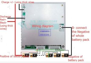 Battery Operated Motorcycle Wiring Diagram Wiring Diagram for 16 24s Lithium Battery Bms Lipo Battery