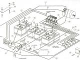 Battery Wiring Diagram for Club Car Club Car Wiring Diagram 36v Auto Diagram Database