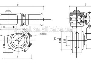 Bernard Actuator Wiring Diagram Bsy 60 K F 30h 4 20ma 600nm 220v 380v Bernard Electric Actuator