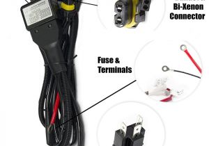 Bi Xenon Hid Wiring Diagram Us 7 91 8 Off 12v 35w Hid Bixenon H4 Wiring Harness Controller for Car Auto Headlight Retrofit Connector Mini Projector Lens Line Car Styling Wire