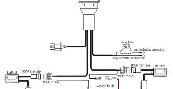 Bi Xenon Hid Wiring Diagram Us 7 91 8 Off 12v 35w Hid Bixenon H4 Wiring Harness Controller for Car Auto Headlight Retrofit Connector Mini Projector Lens Line Car Styling Wire
