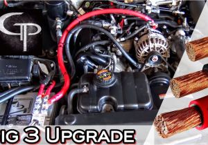 Big 3 Upgrade Wiring Diagram How to Install the Big 3 Upgrade Car Audio Youtube