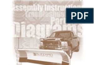 Blizzard Power Plow Wiring Diagram 2001 Model 810 Manual 1 Pdf Screw Plough Free 30 Day