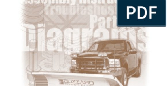 Blizzard Power Plow Wiring Diagram 2001 Model 810 Manual 1 Pdf Screw Plough Free 30 Day