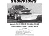 Blizzard Power Plow Wiring Diagram Blizzard Snowplow 800hd Owner S Manual Manualzz